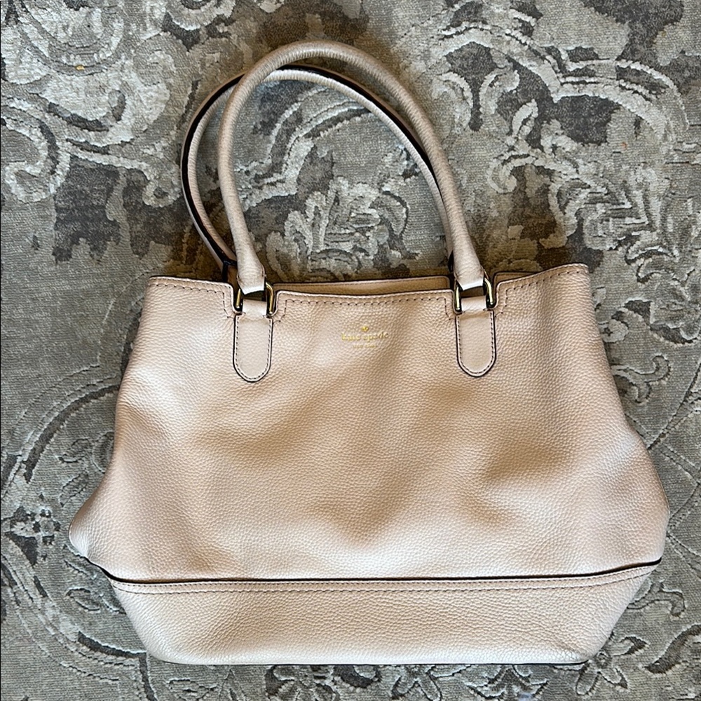 Kate Spade Pale Pink Leather Tote Bag